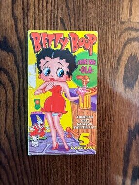 Betty Boop Shrink-Ola VHS Tape - America's First Cartoon Sweetheart